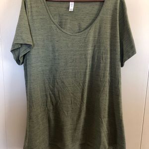 LuLaRoe shirt. I believe it’s a Classic Tee.